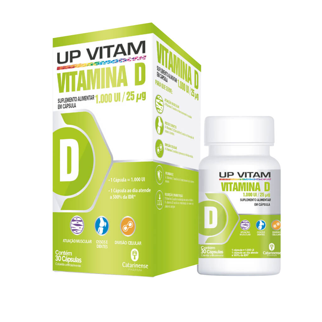 Vitamina D 1.000 UI 30 cápsulas
