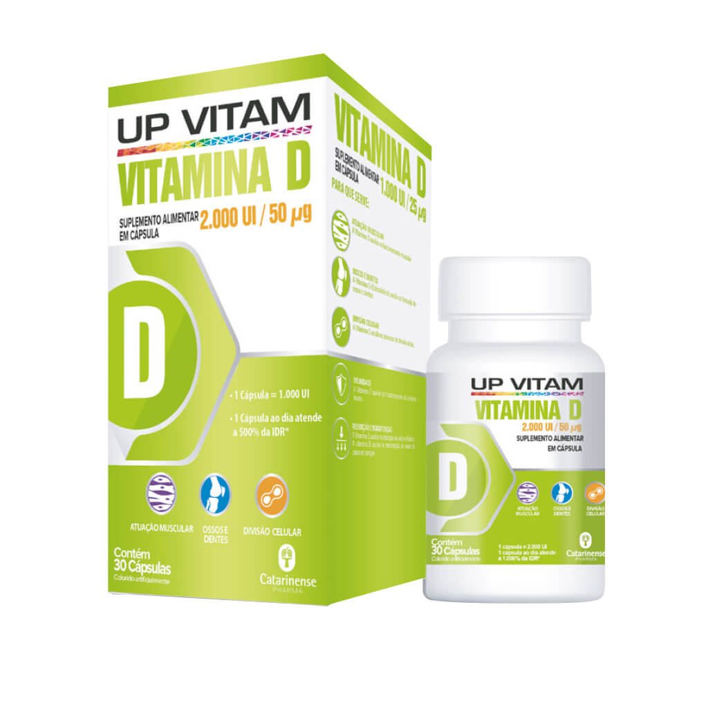Vitamina D 2.000 UI 30 cápsulas